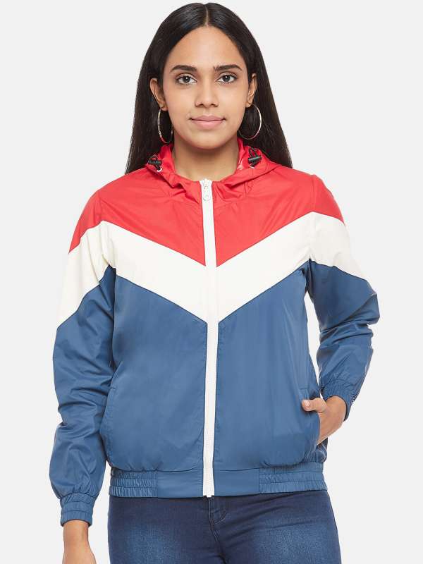 Blue Women Winter Jackets People Wrangler Buy Blue Women Winter