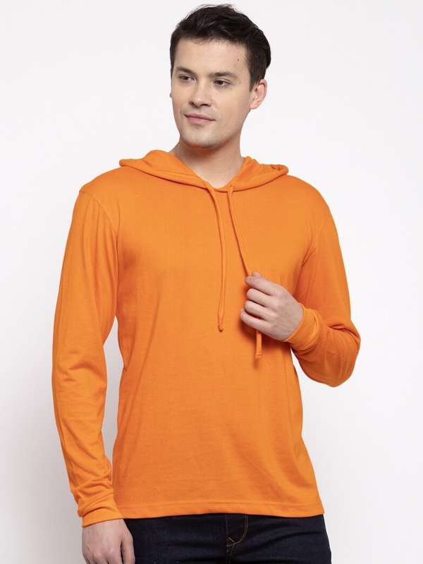 hooded t shirt myntra