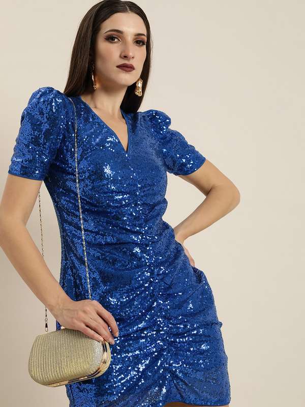 sequin dress myntra
