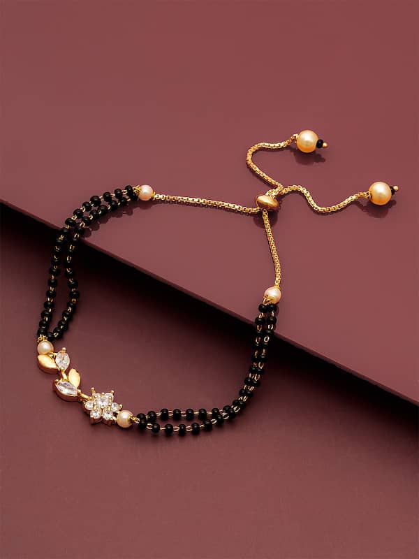 Trendy Gold  Diamond Mangalsutra Bracelet Designs  Kalyan Jewellers