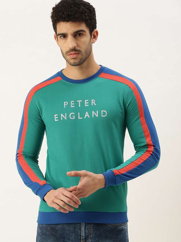 peter england red sweatshirt
