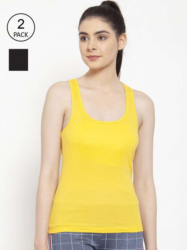 Yellow black top on sale