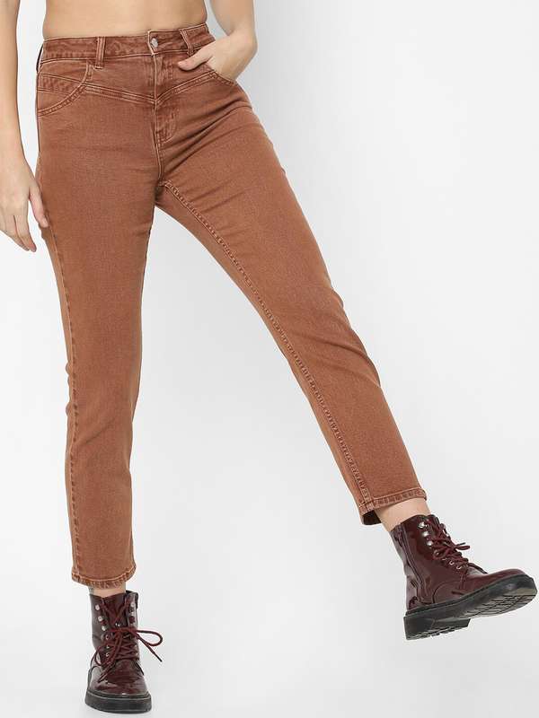 brown jeans for women