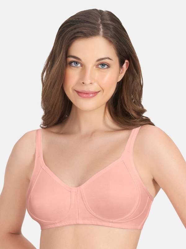 Buy Amante Nude and Pink Floral Padded Wired Lace Bra Online at Low Prices  in India 