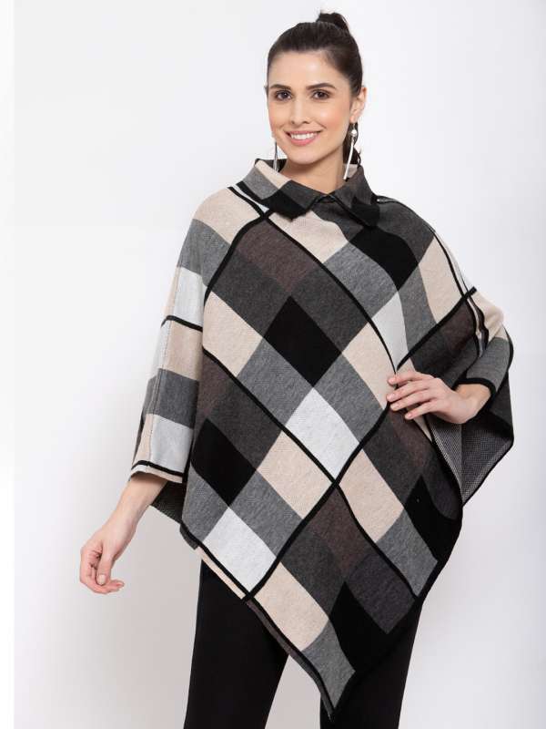 Poncho sweater clearance