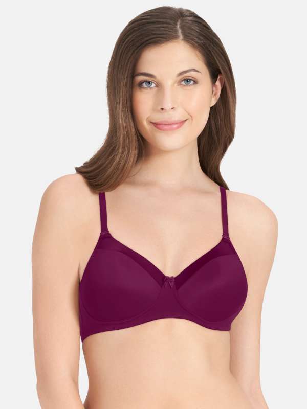 Buy sheBAE Women's Everyday Plain Padded Bra with Full Coverage Maroon  Online at Best Prices in India - JioMart.