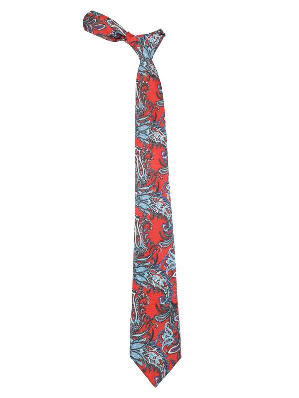 Men's Floral Skinny Tie
