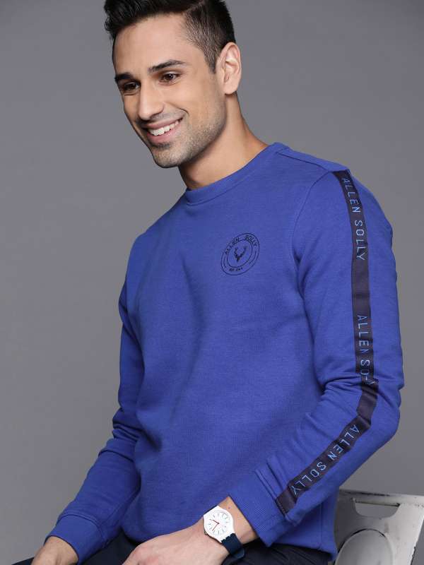 Allen solly full sleeve solid men sweatshirt deals