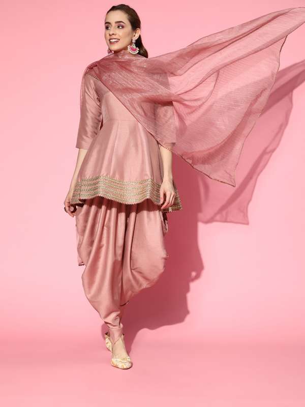 Gota patti suit myntra discount