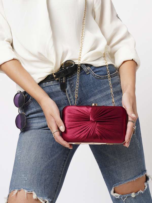 Women Maroon Clutches Buy Women Maroon Clutches online in India