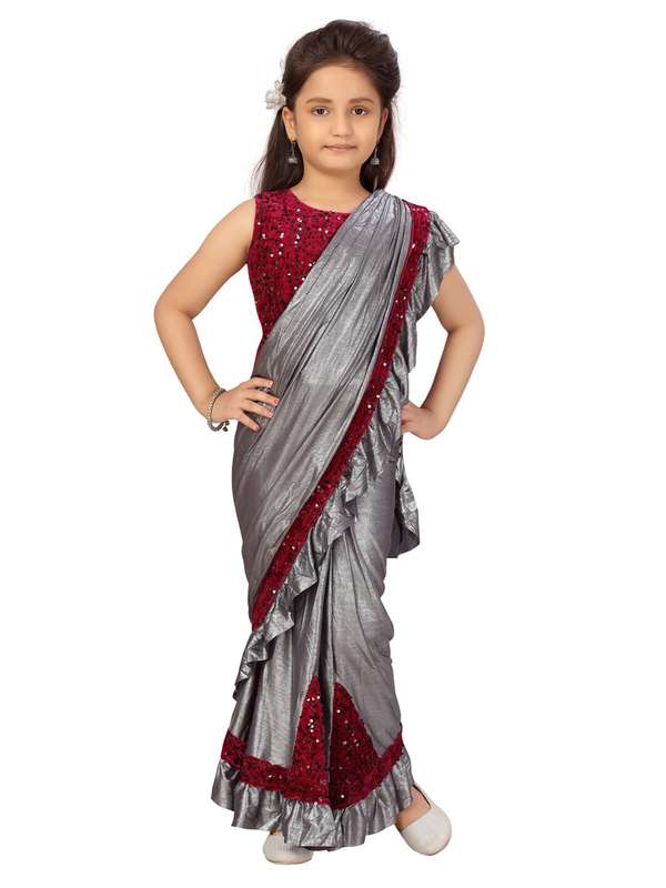 saree dress for baby girl