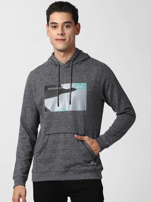 Peter england hotsell grey sweatshirt