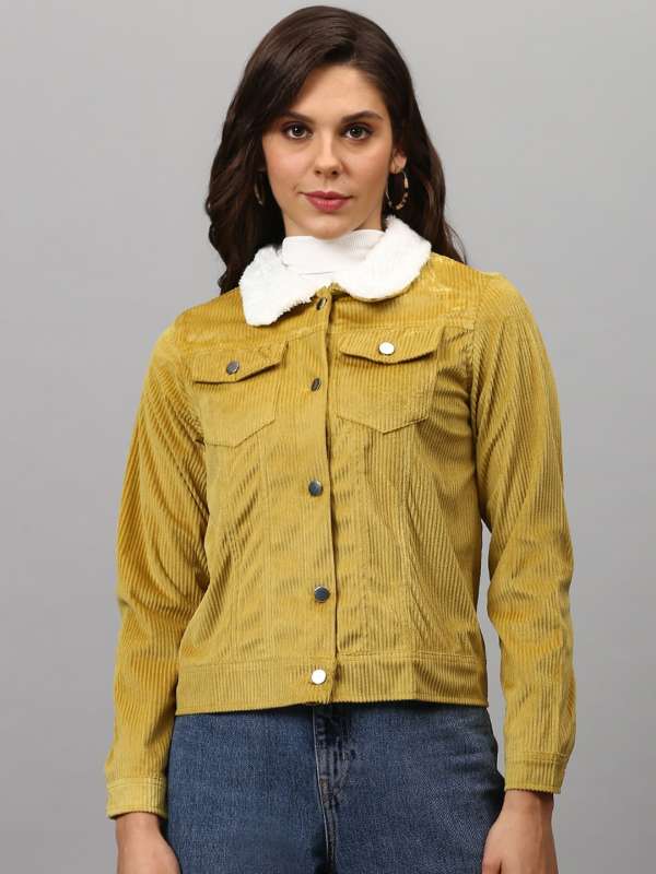 Yellow jacket for ladies store