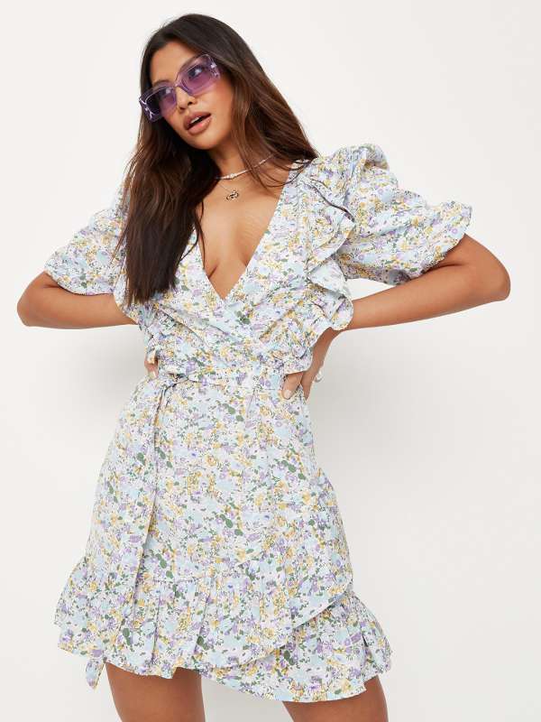 Missguided wrap dress shop