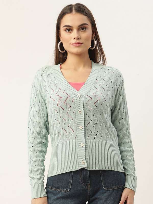 Myntra women cardigan clearance