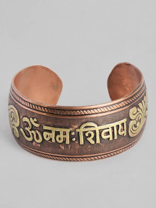 100% Pure Copper Nepalese Tibetan Buddhist Hindu Ayurvedic Bracelet Cu -  Island Buddha