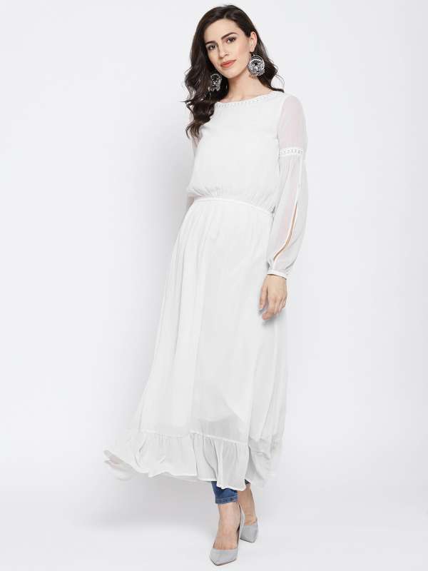 Long flared on sale kurtis online