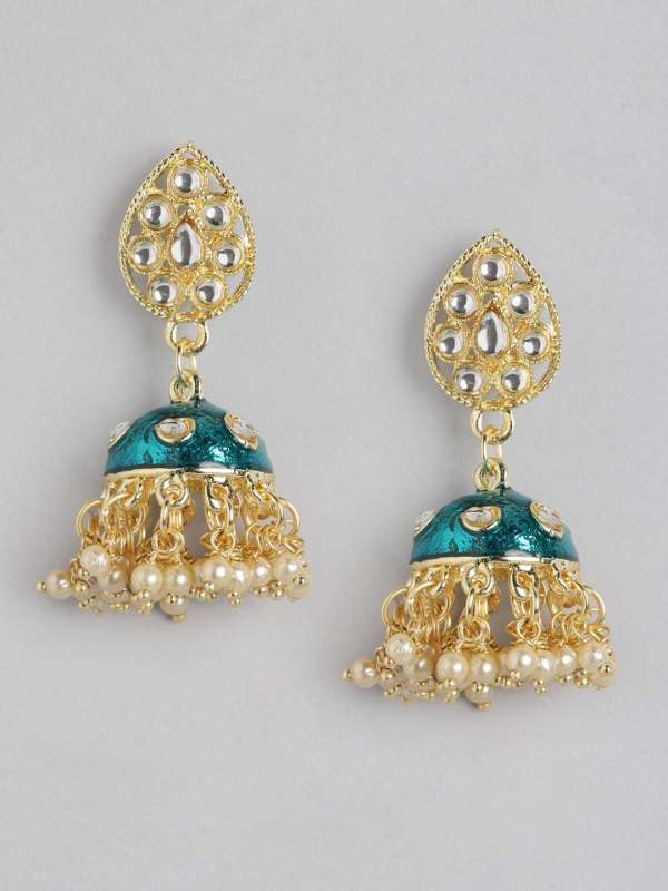 Teal Beaded Earrings  Jewelry  INKALLOY LLC
