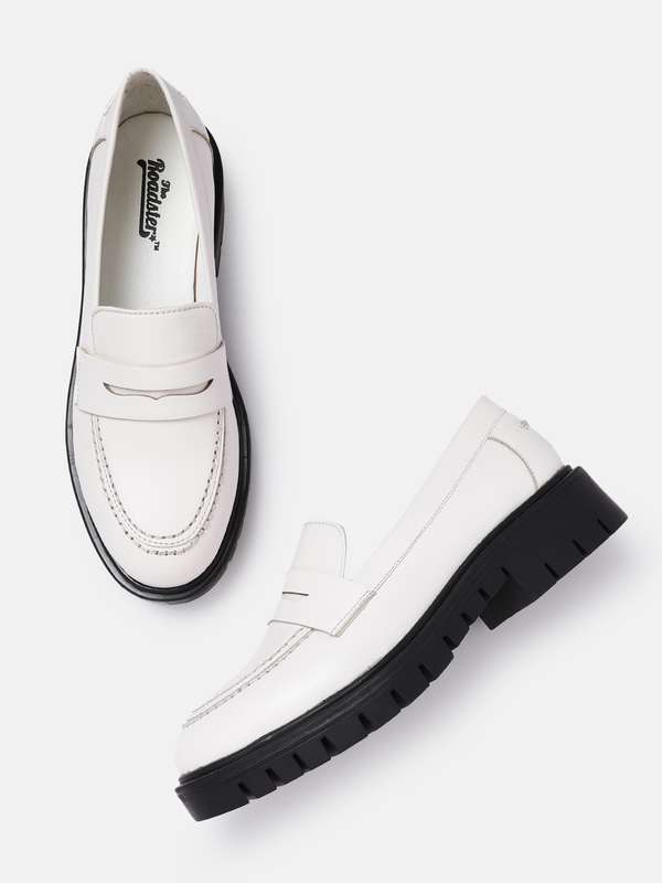 Loafers White Casual Shoes - Buy 