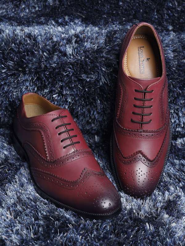 Cherry colour formal shoes deals