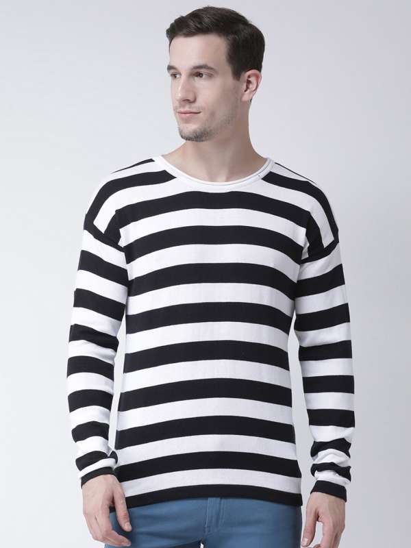 Black white pullover store