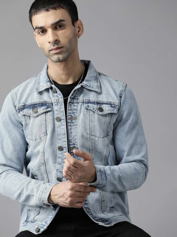 denim jacket men myntra