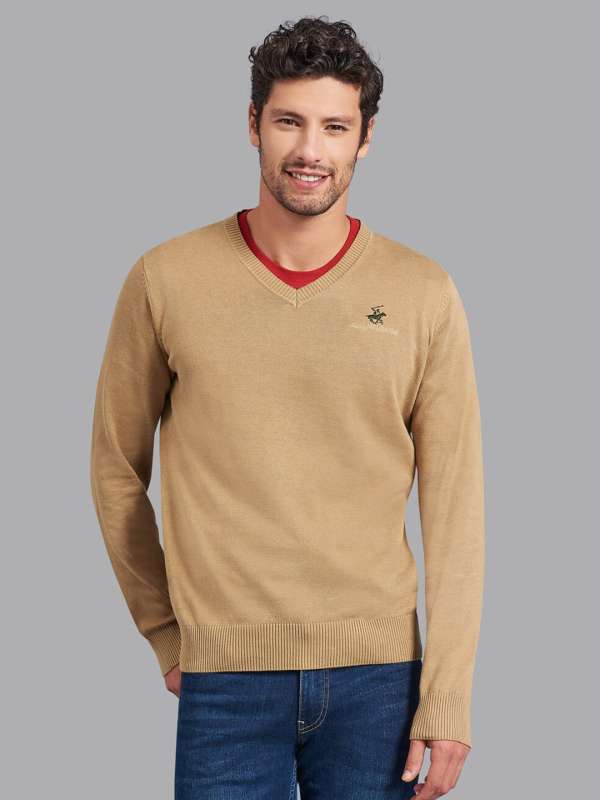 Beverly hills polo club v best sale neck mens