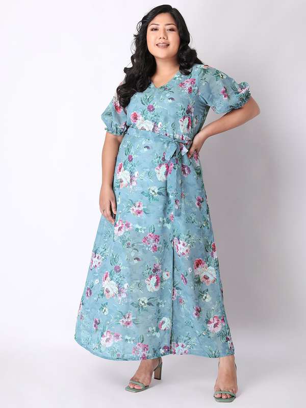 plus size dresses myntra