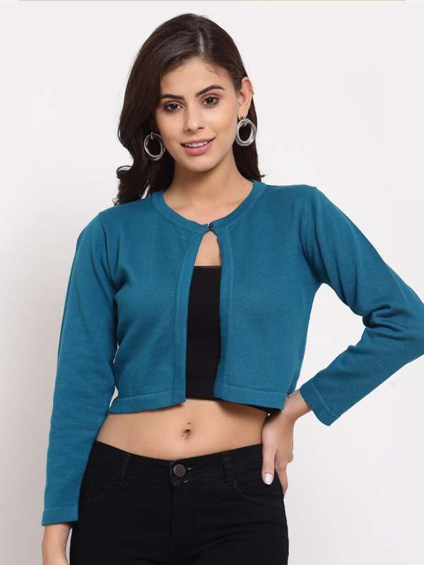 Teal shrug online