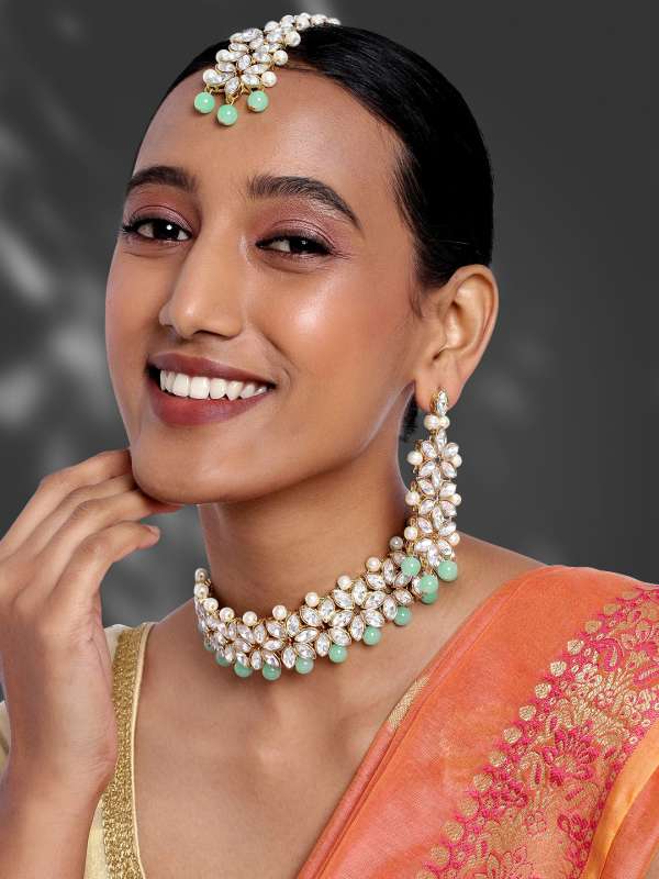 Bridal jewellery set cheap myntra