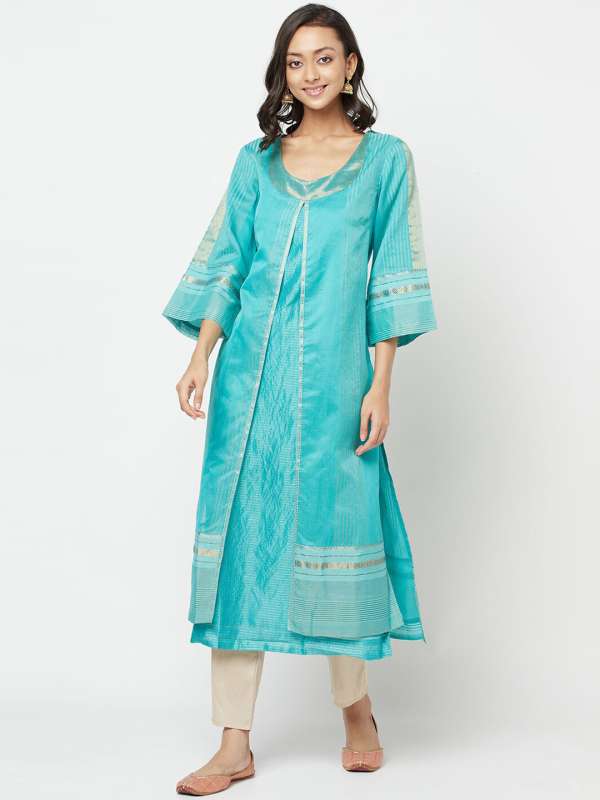 Women Layered Kurtas Kurtis Suits Buy Women Layered Kurtas Kurtis Suits online in India