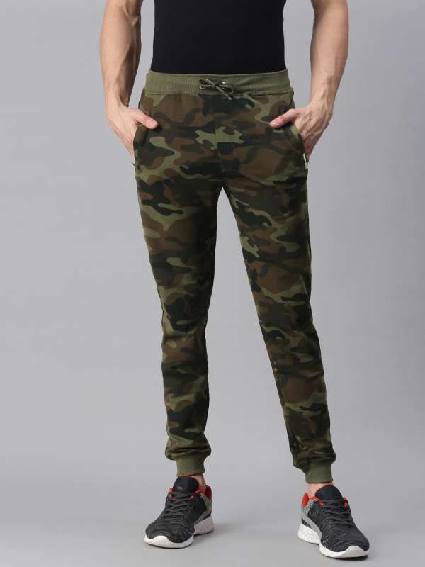 Men Cargo Trousers Pants Army Military Camo Print SG500  Camo Khaki