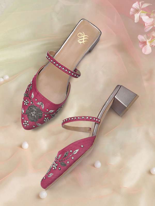 Magenta sandal sale heels