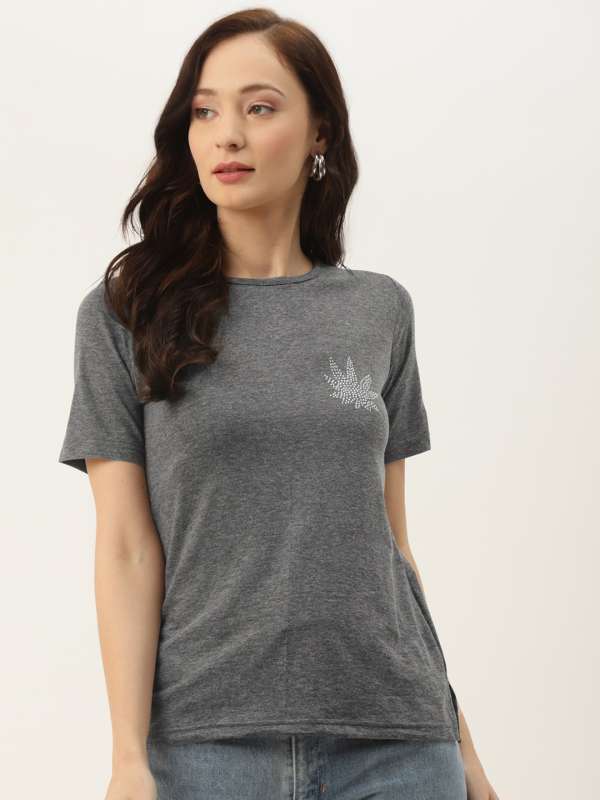 Dark Grey Tshirts Buy Dark Grey Tshirts online in India