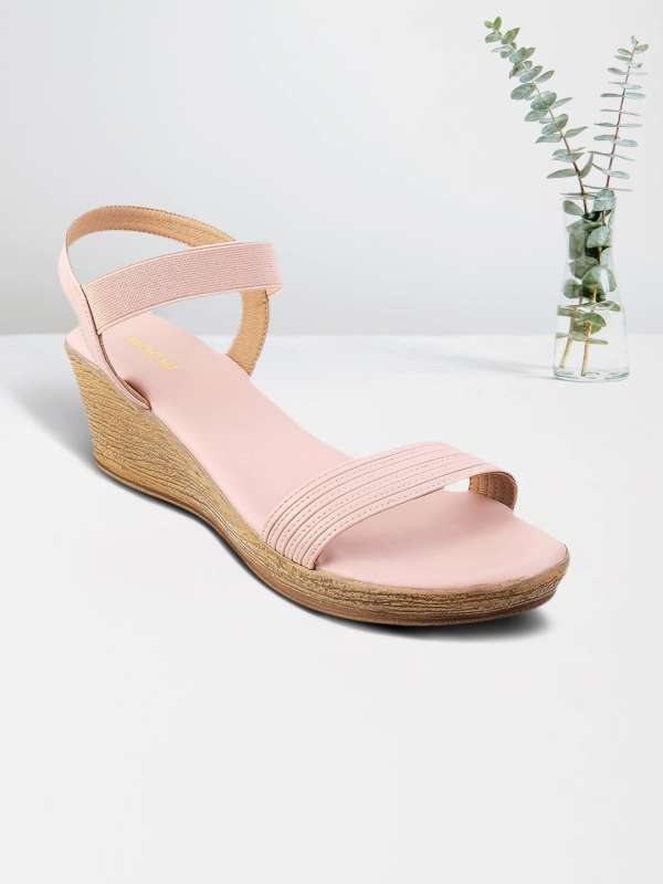 Pale pink sales wedges