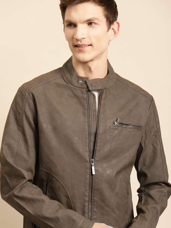 johnston and murphy leather jacket