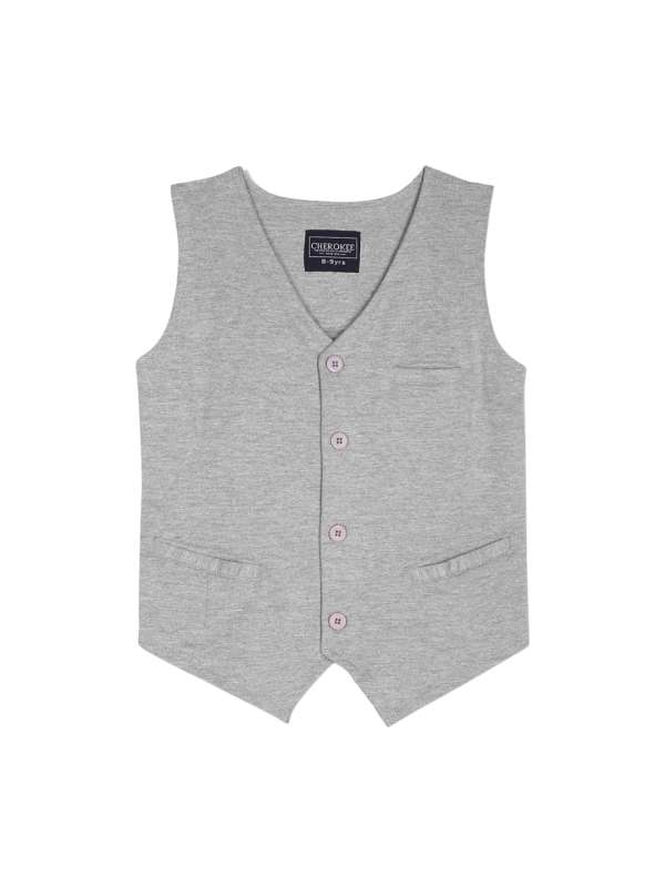 Childrens hot sale grey waistcoat