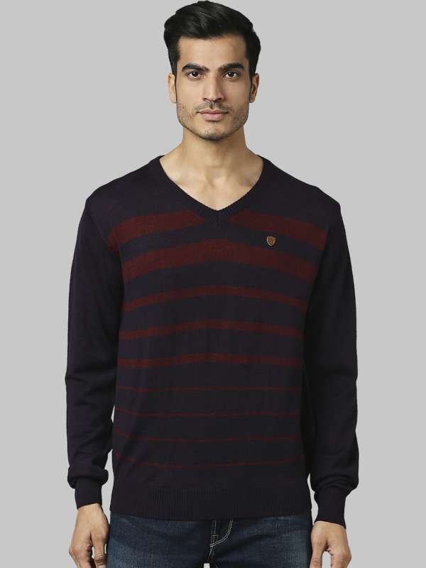 Buy Raymond Purple Sweaters Myntra