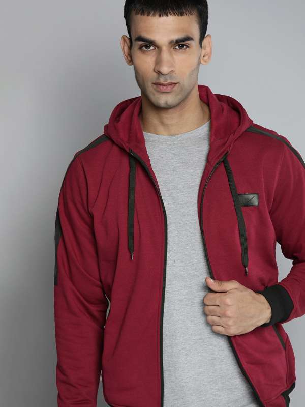 mens hoodies myntra