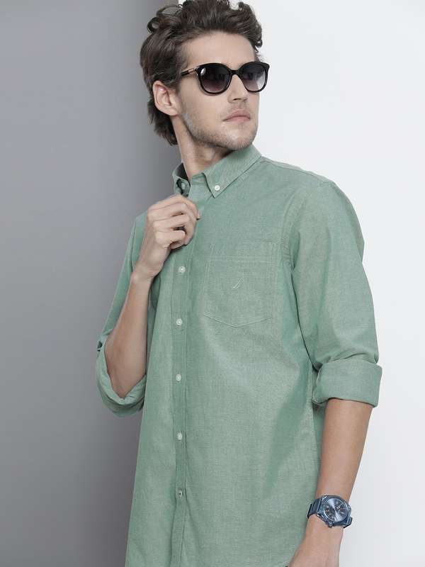 Buy Nautica Green Shirts online in India