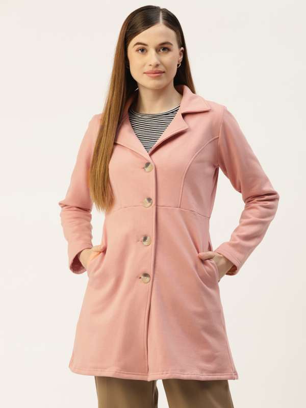 Pink Coats Buy Trendy Pink Coats Online in India Myntra