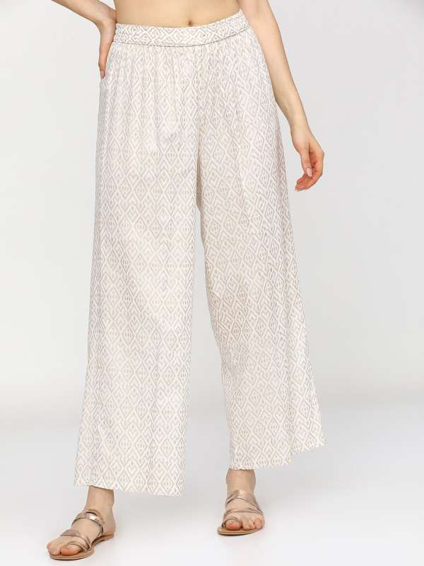 Share more than 80 golden palazzo pants online india latest - in.eteachers