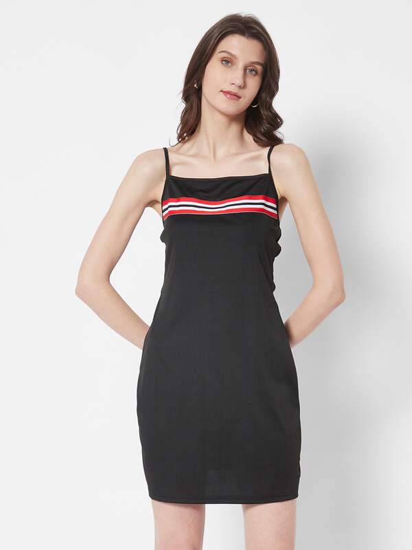 Shape Black Mesh Slinky Overlay Long Sleeve Bodycon Dress, Black | £25.00 |  Grazia
