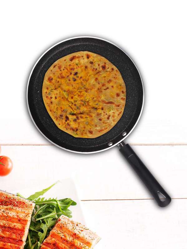 Buy Dual Tone Non-Stick Tawa + Kadhai + Fry Pan + 3 Kitchen Tools (6DT1)  Online at Best Price in India on