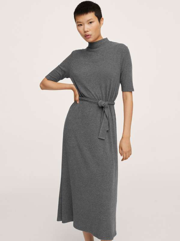 Mango Charcoal Dresses Buy Mango Charcoal Dresses online in India