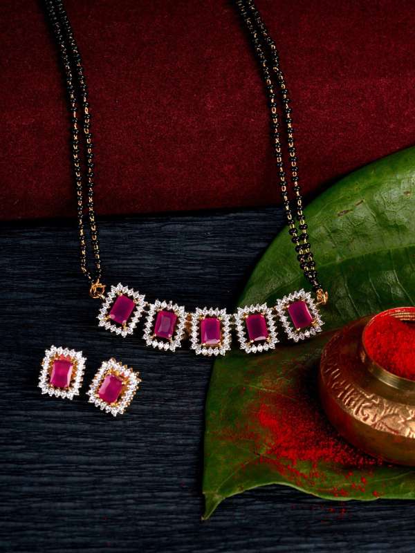 Myntra on sale jewellery mangalsutra
