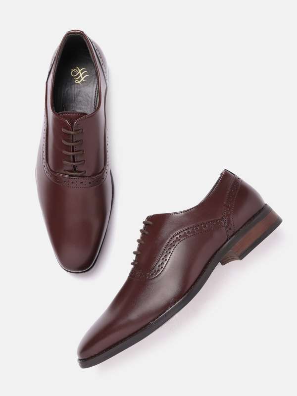 Burgundy color shoes online clearance
