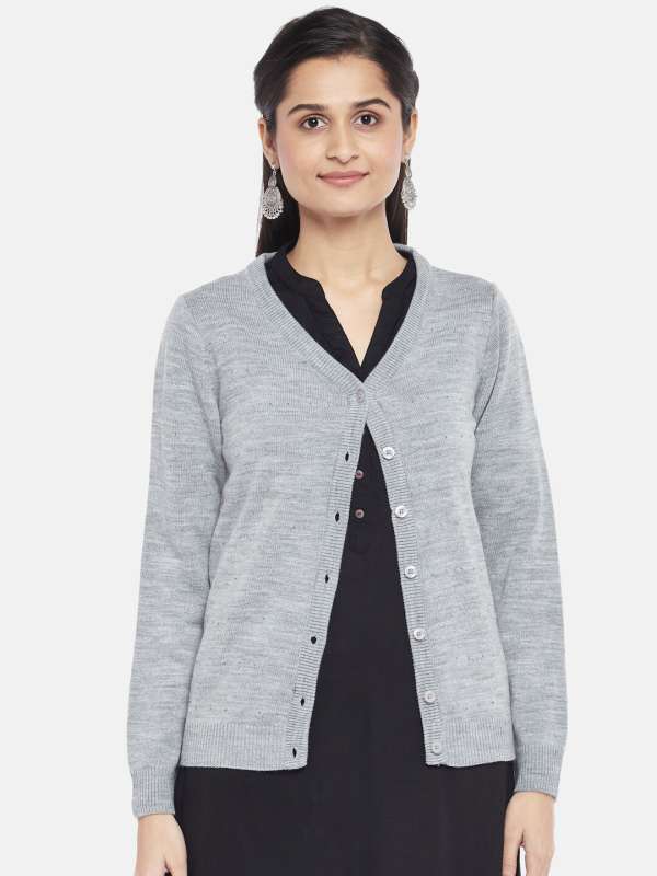 Buy Grey Sweaters & Cardigans for Women by Rangmanch by Pantaloons Online