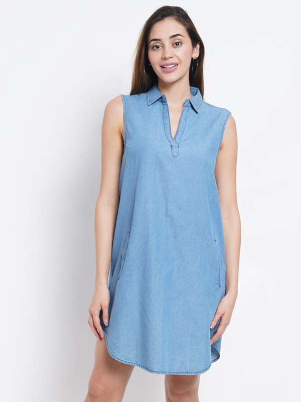 Myntra store denim dress