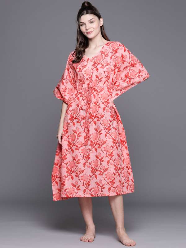Myntra kaftan nighty store